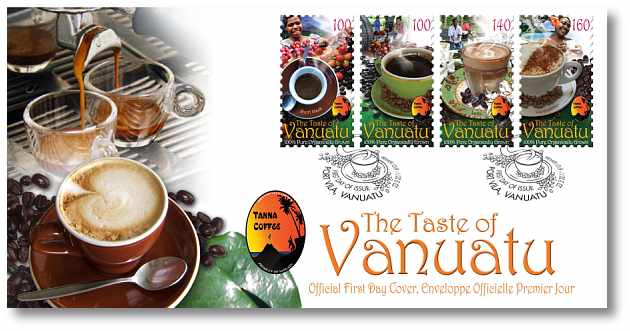 Vanuatu Post Tanna Coffee cover