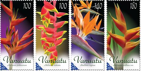 Vanuatu Post Colours in blooms Stamps